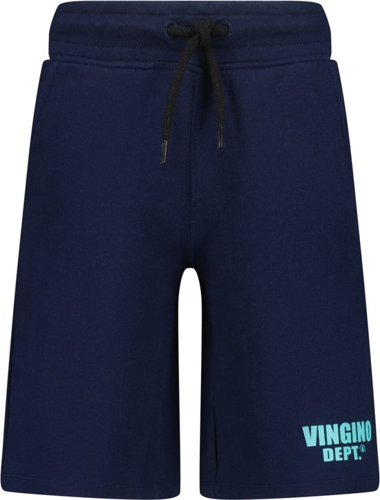 Vingino Short Ramto Jongens Broek - Dark Blue - Maat 164