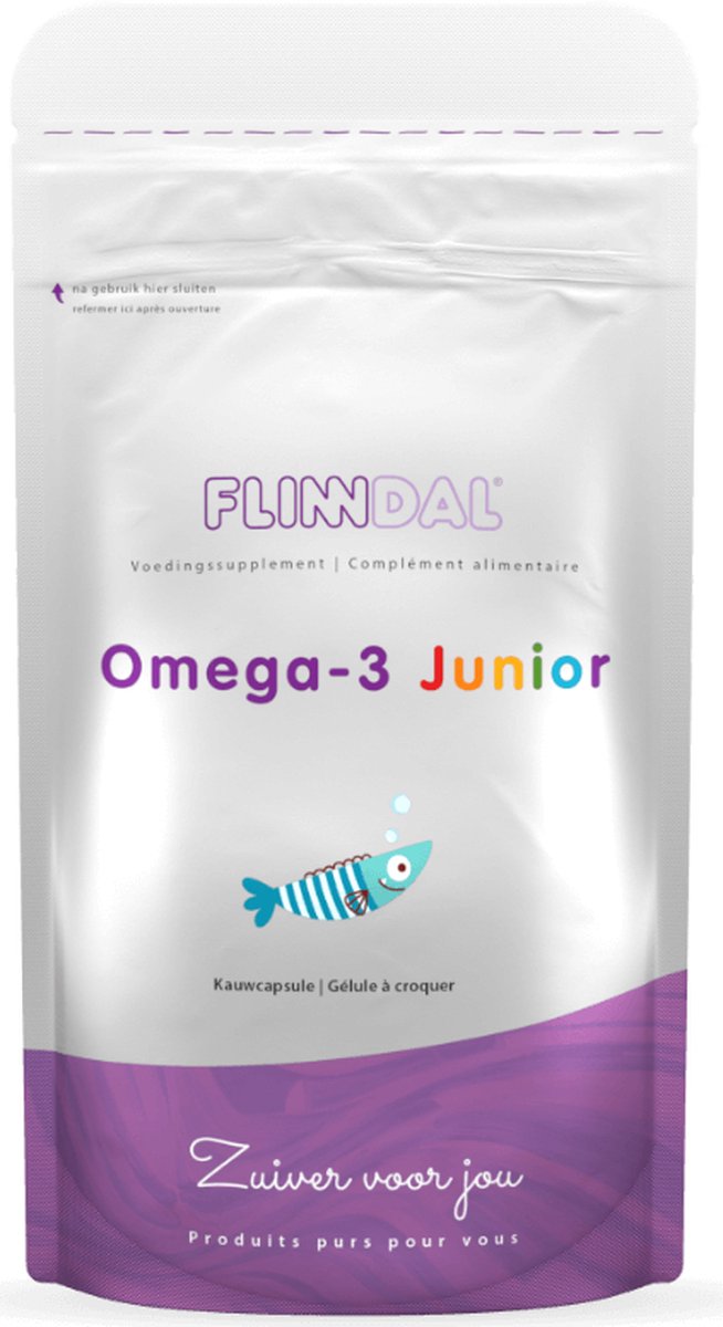 Goedkoopste Flinndal Omega 3 Junior Capsules - Visolie Capsule - Voor kinderen - Tutti Frutti Smaak - 90 Capsules