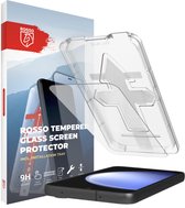 Rosso Tempered Glass Screenprotector Samsung Galaxy S23 FE | 9H Gehard Glas | Beschermglas | Glasplaatje | Case Friendly | Met Installatietray | Eenvoudige montage