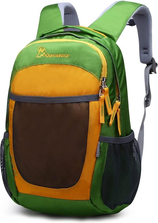 kinderrugzak, schoolrugzak. Kinder-rucksack, groen