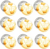 9 Buttons Voetbal VIP goud - voetbal - button - kampioen - VIP - wedbaltoernooi - wedstrijd