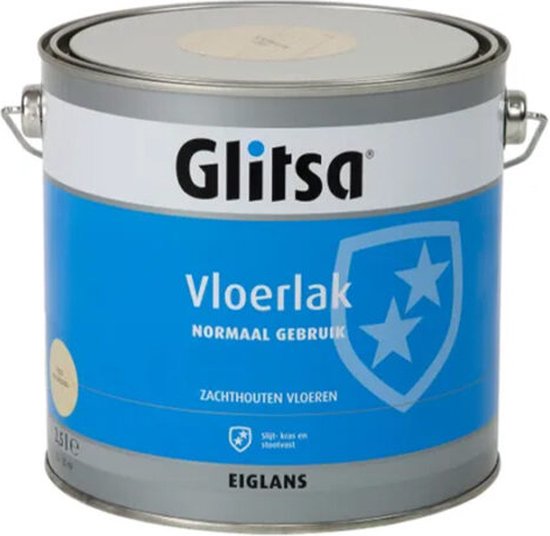 glitsa vloerlak acryl kleur 2.5 ltr