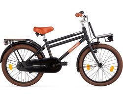 Supersuper Cooper Bamboo - Kinderfiets - Jongensfiets - 20 inch - Mat Zwart