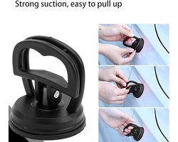 Waledano® Premium Auto Deuk Verwijderaar - Auto reparatie kit - Uitdeukset - Uitdeukstation - Autoschade Herstel - 6CM - Zwart