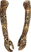 BamBella® - Glove Long imprimé léopard - Gants sexy pour femme