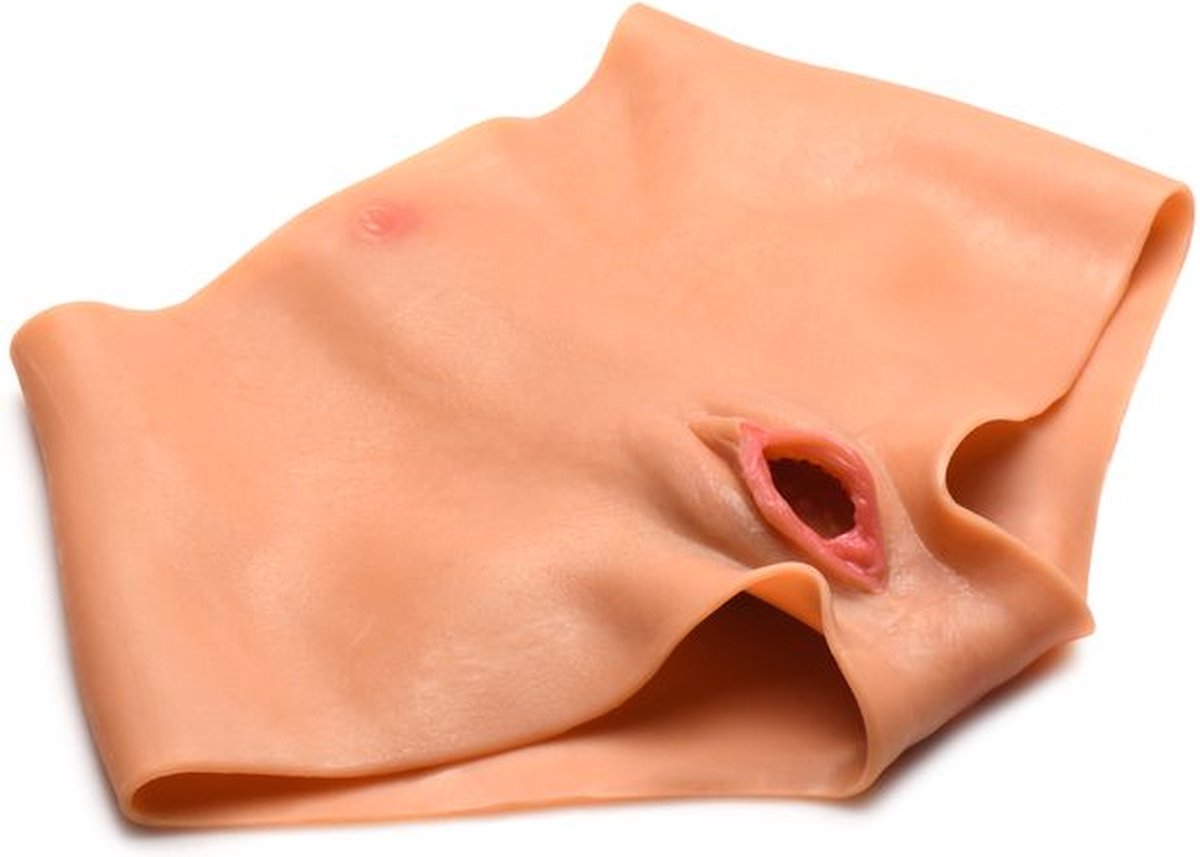 Slipje Siliconen Vagina + Kont - Large