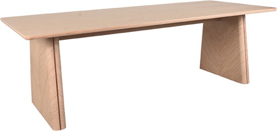 LABEL51 Jule Eetkamertafel - Naturel - Eiken - 240 cm