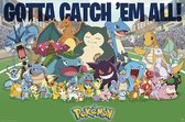 Affiche Pokémon Favoris de tous les temps 91,5x61cm