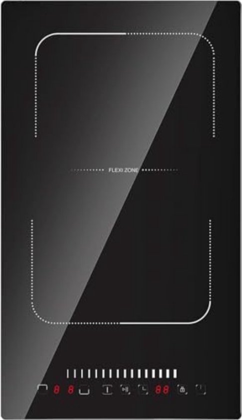 Inductie kookplaat 2 pits - Electrische kookplaat 2 pit - Kookplaat 2 pits - 2 PLate 30cm