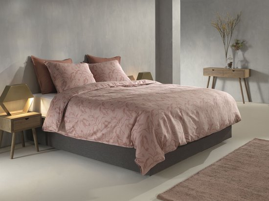 Zohome Dekbedovertrek Fiori-di-Satinado - Abstract Bedlinnen - 240x220 - Roze - Dekbedhoes van 100% Katoen-Satijn van Merkloos — afbeelding 4