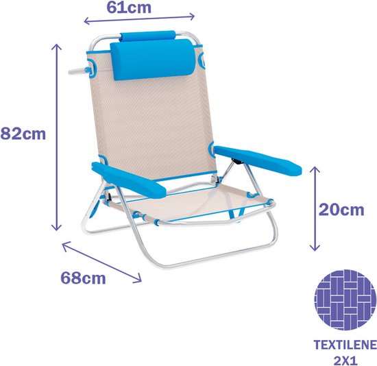 Folding Chair Marbueno Green 59 x 83 x 51 cm