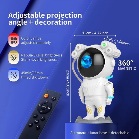 Eldur® Original Stars Projector - Galaxy projector - Starry Sky