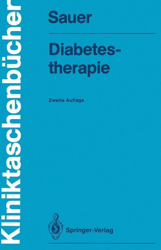 Diabetestherapie - cover
