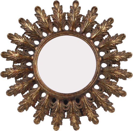 Baroque - Spiegel - Spiegel resin 21cm - 21x21x2 - polyresin