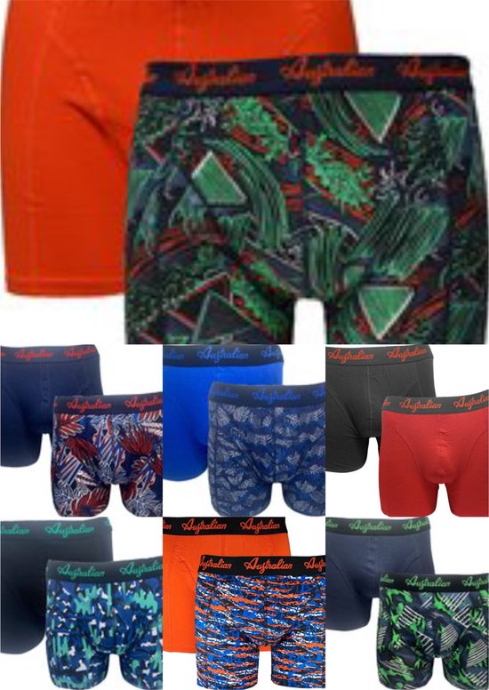 Australian - Boxershort - Ondergoed - 2pack - Mystery print - Maat M