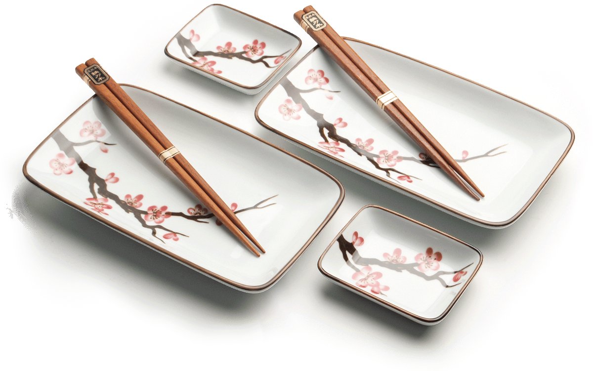 Koop Tokyo Design Studio Kawaii Flower Sushi Set - 6-delig