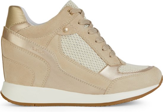 GEOX D NYDAME A Sneakers - LT TAUPE - Maat 38