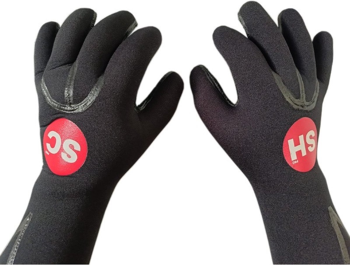 5MM Gesealde waterdichte thermische Neopreen zwemhandschoenen PR Neopreen Zwem handschoenen - Unisex | Swim Chicky & Swim Hunky | Maat S