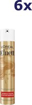 6x L'Oréal Elnett Satin Normale Fixatie Haarspray 300 ml