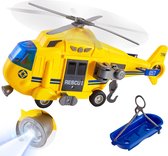 Rescue Helikopter Speelgoed met Licht & Geluid - Schaal 1:16 - Educatief Rollenspel Speelgoed - Push & Go