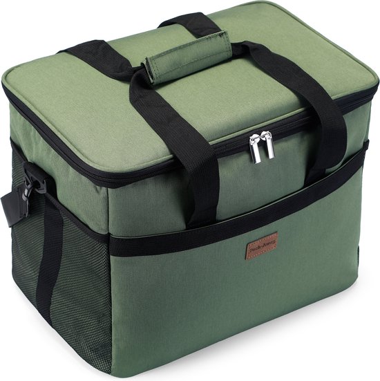 Sac isotherme Packaway à 4 couches - Sac à lunch 30 litres - Vert