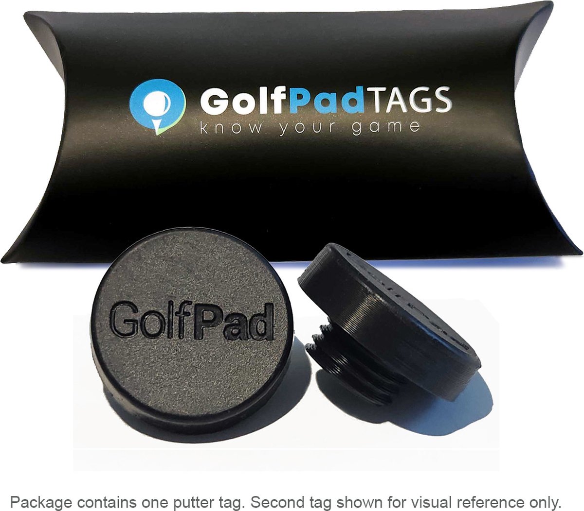 Golf Pad TAGS® single putter tag for SuperStroke® grips