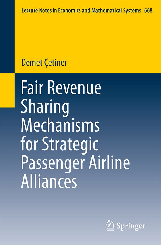 Fair Revenue Sharing Mechanisms for Strategic Passenger Airl ... - cover