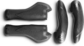 CUBE Natural Fit Comfort Handvatten - Fiets handgrepen - Schroefhandvaten - Handvatten fiets - Shock-X technologie - Polypropyleen - Zwart - Small