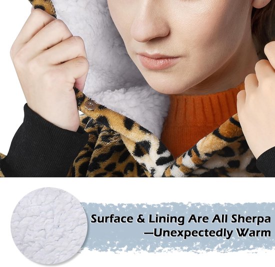 Extra Long Oversized Hooded Blanket Hoodie, Super Warm Soft Sherpa Comfortable Wearable Soft Sweatshirt with Giant Pockets, One One Size Fits All Men Women Teenagers Grey