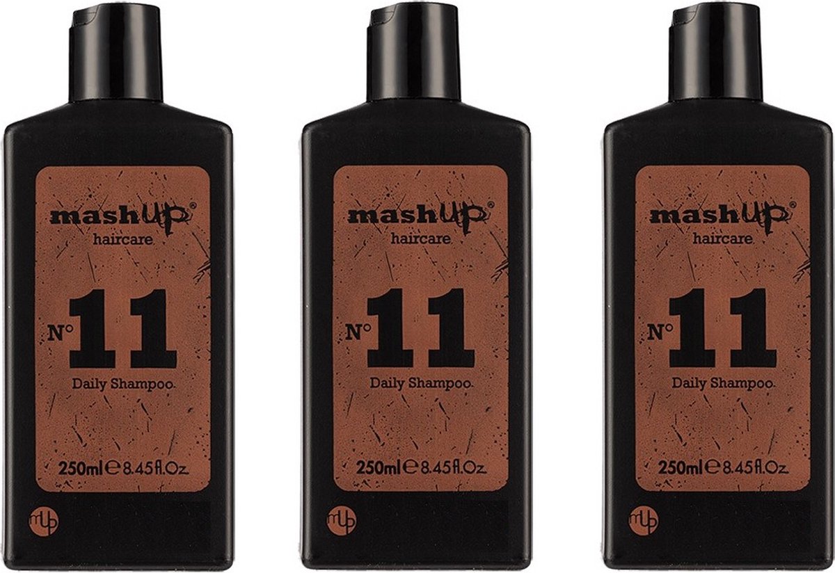 mashUp haircare N° 11 Daily Shampoo 250ml.jpg - 3 stuks