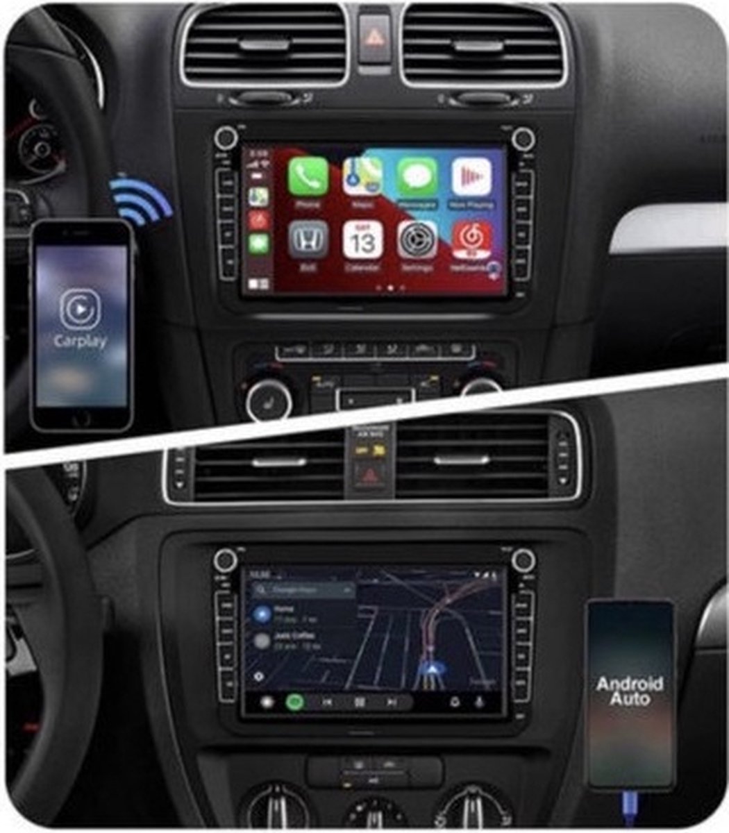 Carplay Android Auto pour VW Touran Golf 5 6 Polo EOS Autoradio Bluetooth  avec 7 Ecran Tactile IPS,GPS,Caméra, Appel mains libres - Cdiscount Auto