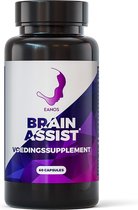 Brain Assist - 100% Natuurlijk Nootropic Supplement - Cafeïnevrij - Cognitieve Versterker - Stress verminderende werking - Stimuleert de natuurlijke afgifte van dopamine
