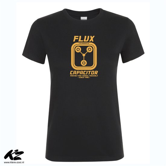 Foto: Klere zooi flux capacitor dames t shirt xl