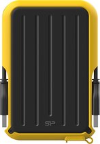 Silicon Power SP040TBPHD66LS3Y Armor A66 portable HDD, 4 TB, USB3.2 gen 1, Yellow, Certificate