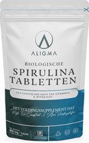 Aligma® Biologische Spirulina Tabletten: hét voedingssupplement vol essentiële voedingsstoffen voor de mens! - 1000 stuks - 500 mg per tablet