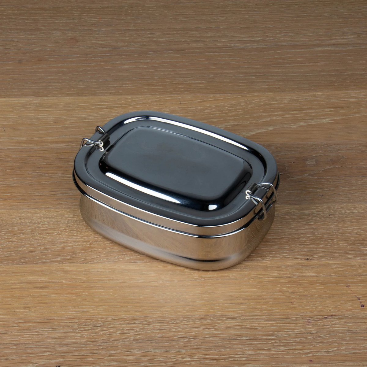 Talli RVS Luxe Broodtrommel - Luxe Lunchbox - Met Vakjes - 2 Laags