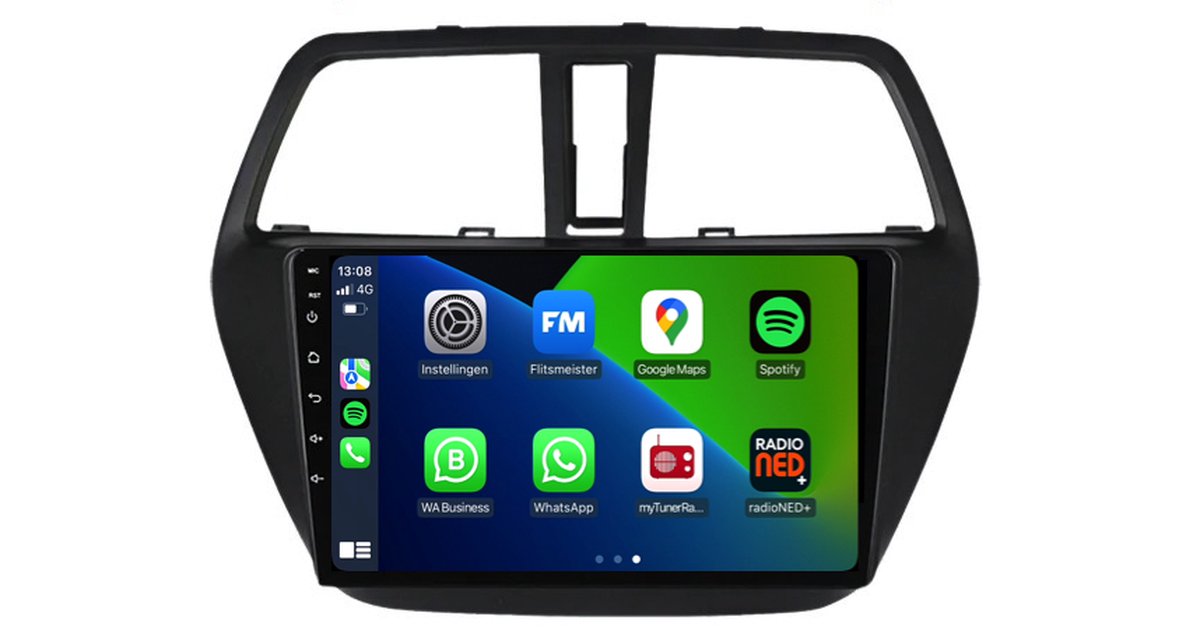 Carplay autoradio voor Suzuki SX4 | 2013 t/m 2021 | Android 13 | Draadloos Apple Carplay & Android Auto | 2GB + 32GB | 8-Core processor | Davilon | 2025 model | 2013 2014 2015 2016 2017 2018 2019 2020 2021| Bluetooth & Wifi