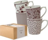 Laura Ashley Giftset 4 Bekers 32 cl. Assorti