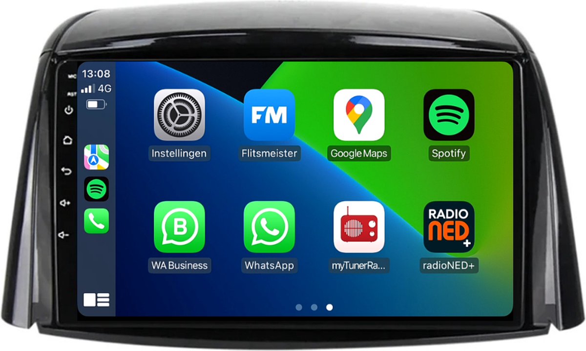Carplay autoradio voor Renault Koleos | 2008 t/m 2016 | Android 13 | Draadloos Apple Carplay & Android Auto | 2GB + 32GB | 8-Core processor | Davilon | 2025 model | 2008 2009 2010 2011 2012 2013 2014 2015 2016| Bluetooth & Wifi