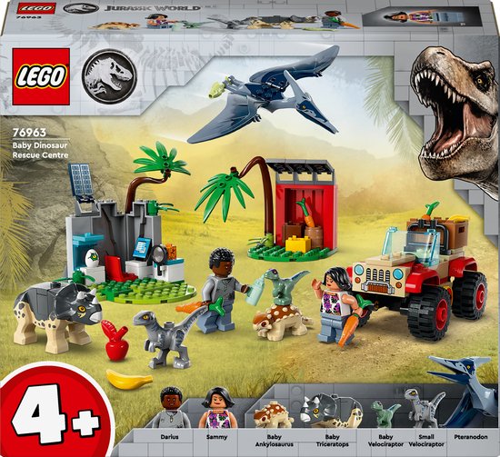 LEGO Jurassic World Reddingscentrum voor Babydinosaurussen - 76963