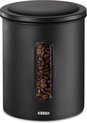 Xavax Koffieblik voor 500 g bonen of 700 g poeder, luchtdicht, aromadicht, zw