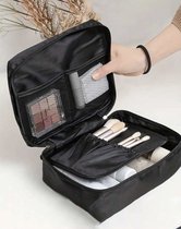 Toilettas - Make-Up Tas - Zwart - Reistas - Make-Up Bag - Travel bag