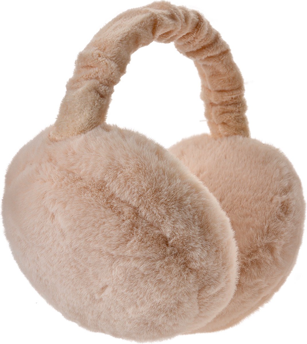 Clayre & Eef Oorwarmers one size Beige Polyester