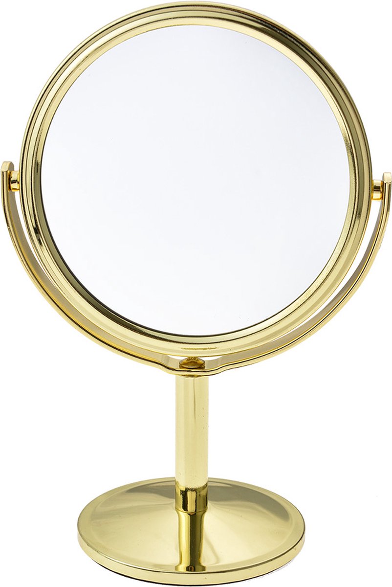 Spiegel Ø 11x17 cm Goudkleurig Metaal