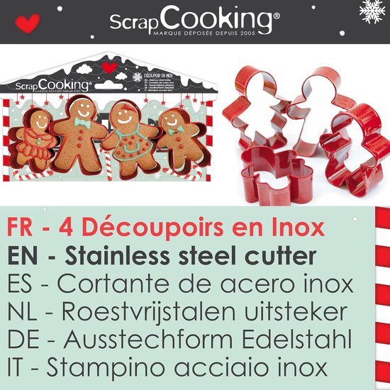 Set van 5 Zenker roestvrijstalen paaskoekjesvormen
