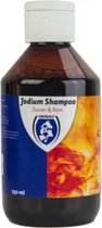 Excellent Jodium Shampoo - Zuiveren en reinigen behaarde vacht en onderliggende huiddelen - Dieren - 1L