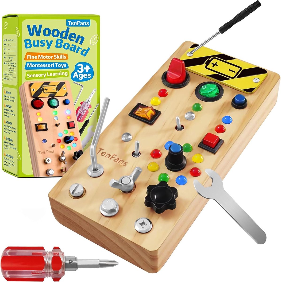 Planche Montessori - Jouets Montessori Portables pour Tout-Petits