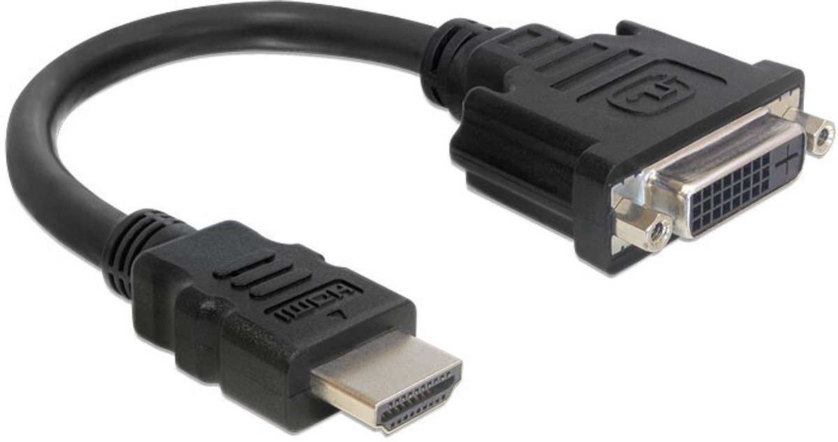 Delock - HDMI naar DVI Verloopstekker