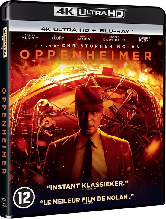 Oppenheimer (4K Ultra HD Blu-ray), Matt Damon | DVD | bol