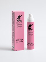 Beauty Groningen Anti-Age Day Cream met Hyaluronzuur - Verstevigt en Hydrateert, Voor een Stralende Huid, 100% Natuurlijke Oorsprong, 21% Biologisch